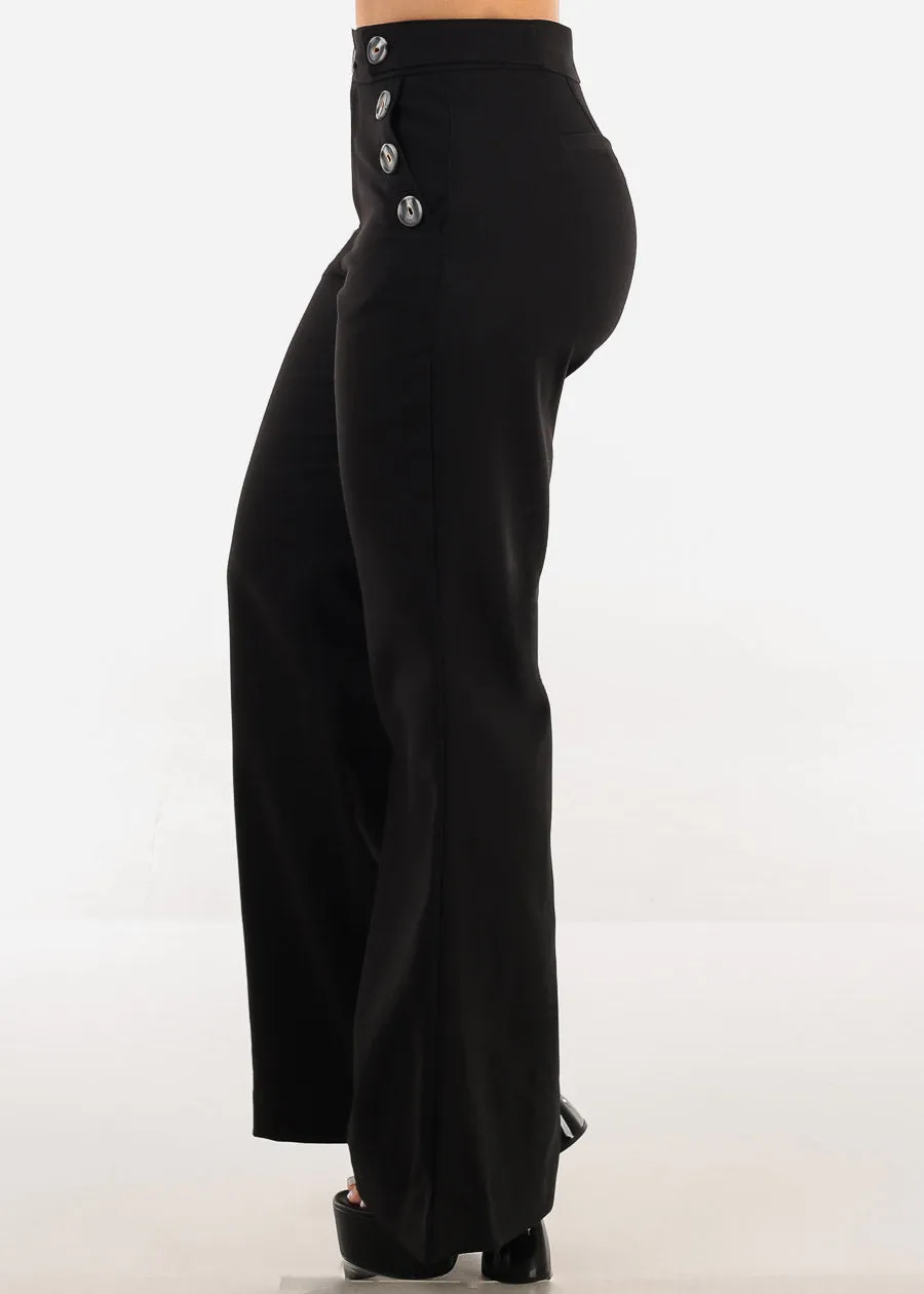 Butt Lift Super High Waist Black Wide Leg Dress Pants sold by Moda product image thumbnail 4
