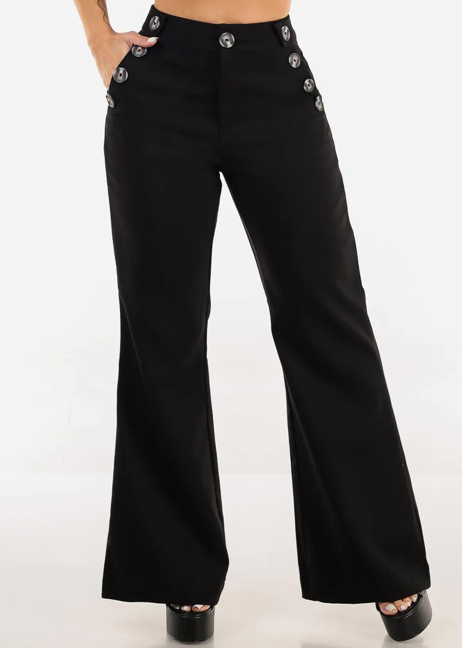 Butt Lift Super High Waist Black Wide Leg Dress Pants sold by Moda product image thumbnail 3