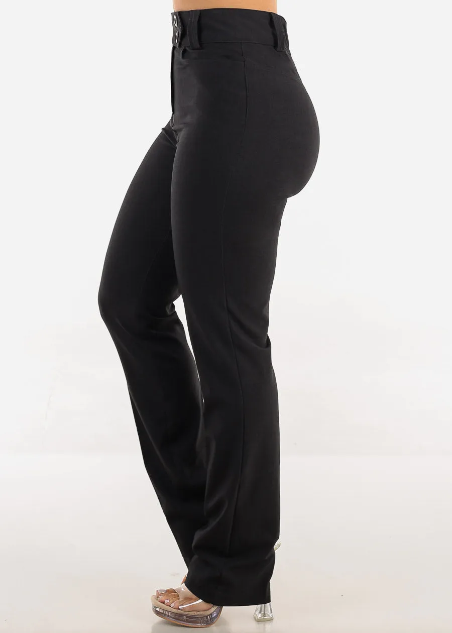 Super High Waist Dressy Bootcut Pants Charcoal sold by Moda product image thumbnail 3