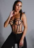 Sleeveless Tie Up Corset Bustier Cami Top Nude sold by Moda