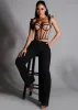 Sleeveless Tie Up Corset Bustier Cami Top Nude sold by Moda