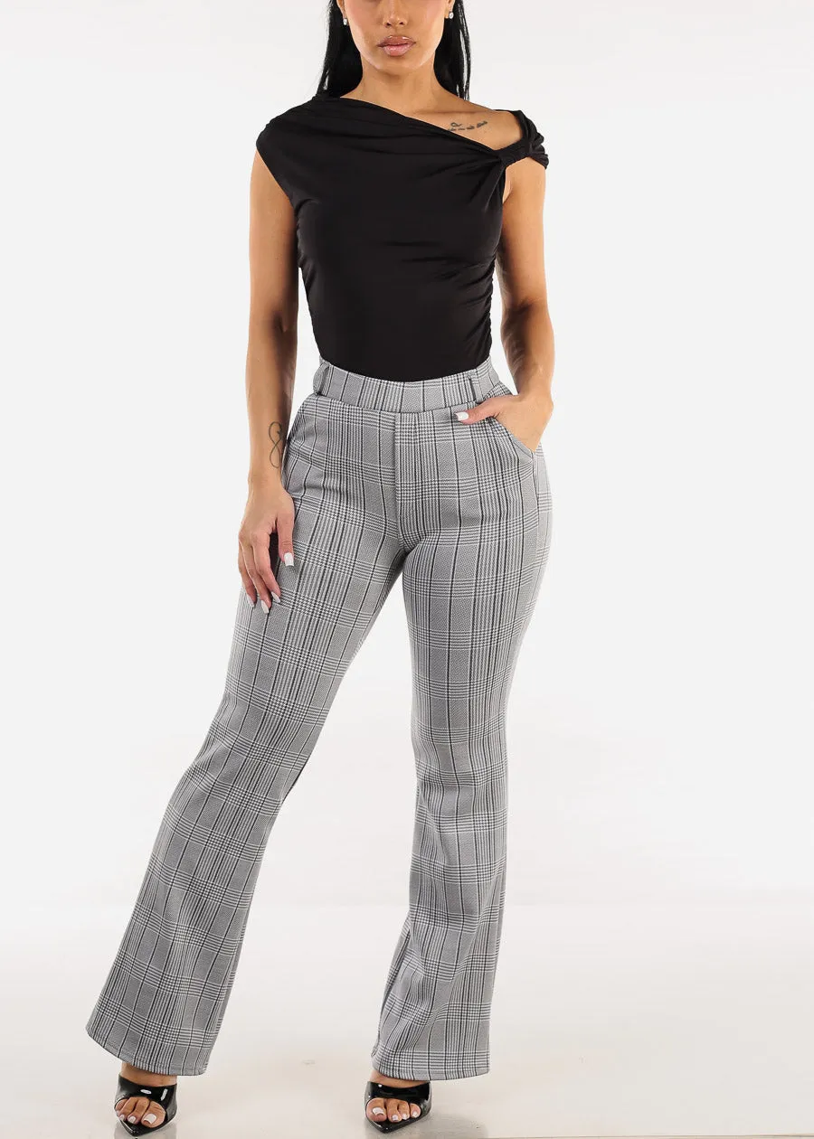 Black Sleeveless Asymmetrical Neckline Blouse sold by Moda product image thumbnail 2