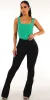 Green Flared Pants Set sold by Moda