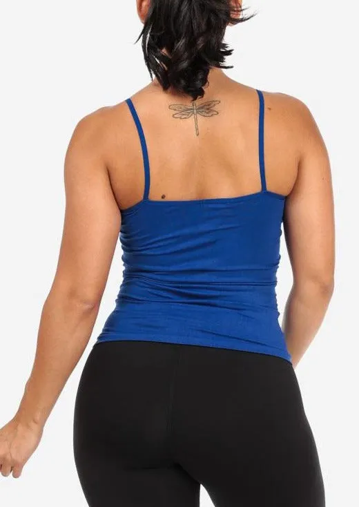 One Size Spaghetti Strap Seamless Top (Royal Blue) sold by Moda product image thumbnail 2