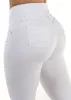 Butt Lift Super High Waist White Stretch Skinny Jeans sold by Moda