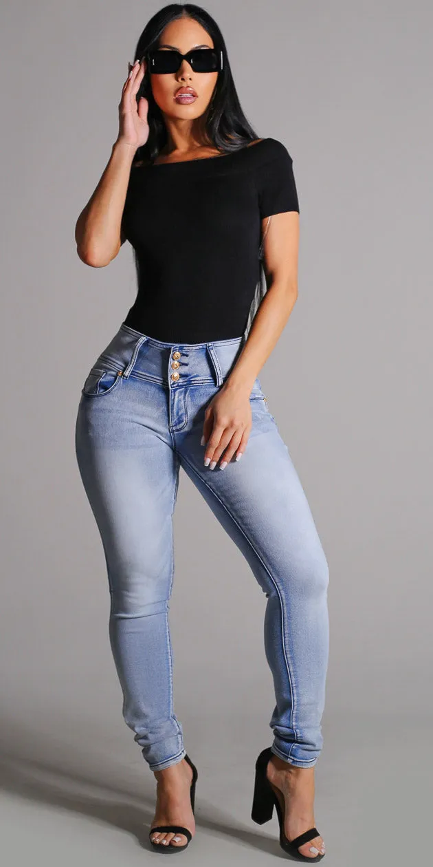 Black Butt Lift Skinnies Combo sold by Moda product image thumbnail 3