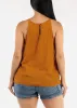 Sleeveless Polka Dot Pleated Blouse Mustard sold by Moda