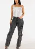 Sleeveless Square Neck Polka Dot Top White sold by Moda