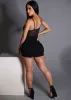 Butt Lift High Waist Stretch Cargo Denim Shorts Black sold by Moda