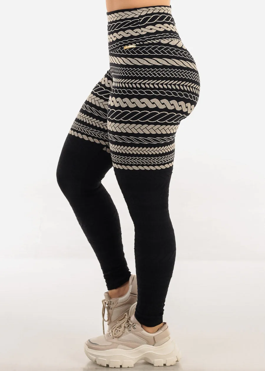 MADE IN BRAZIL Butt Lift Scrunch Leggings Black Tribal sold by Moda product image thumbnail 3