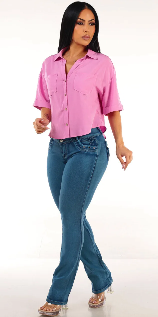 Pink Butt Lift Skinnies Combo sold by Moda