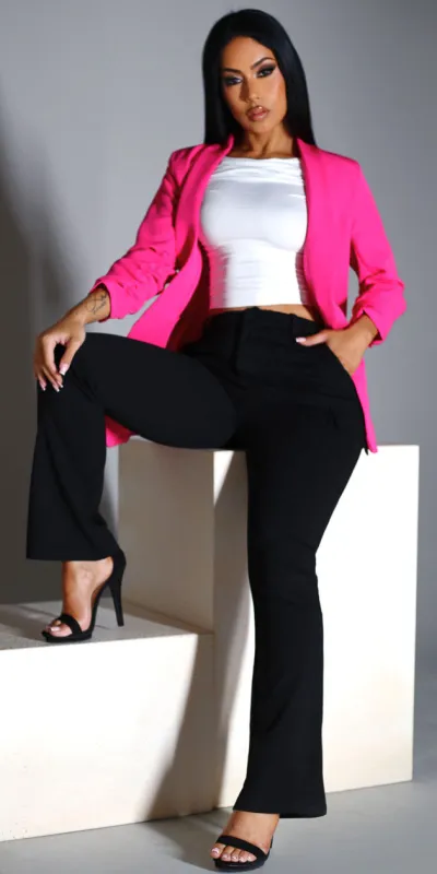 Blazer, Top & Levantacola Pants Trio sold by Moda