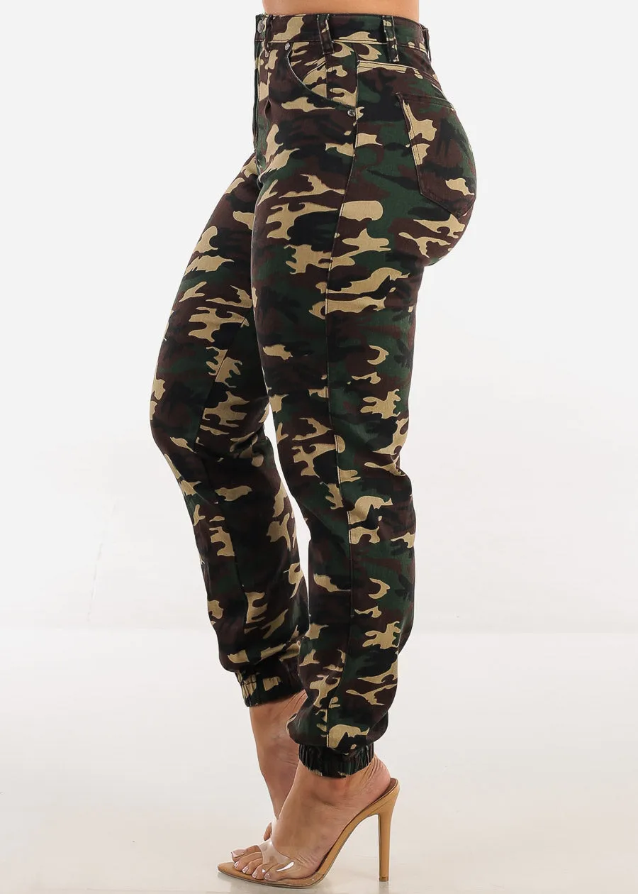 High Stretch High Waisted Camo Jogger Jeans sold by Moda product image thumbnail 3