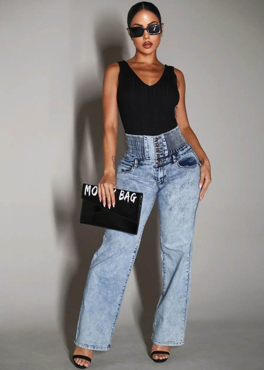 Sleeveless Vneck Knitted Stretch Top Black sold by Moda product image thumbnail 2