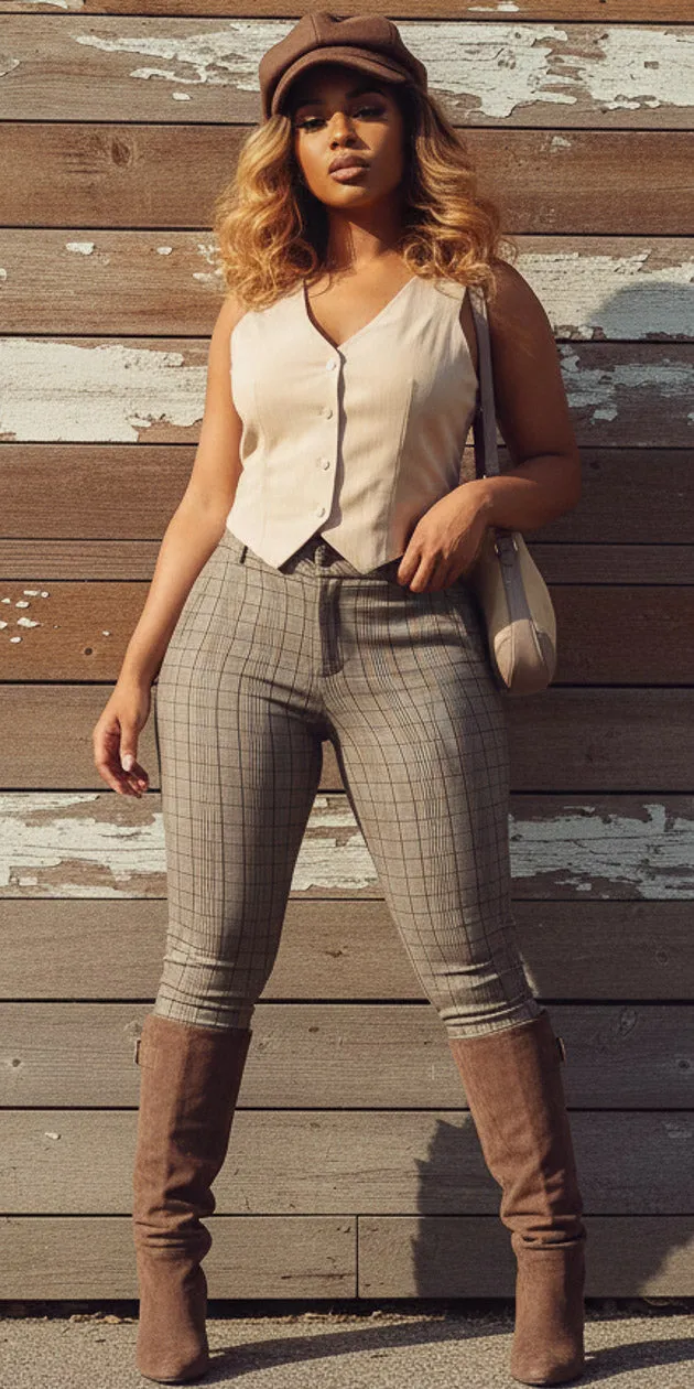 Vest & Butt Lift Pants Look sold by Moda