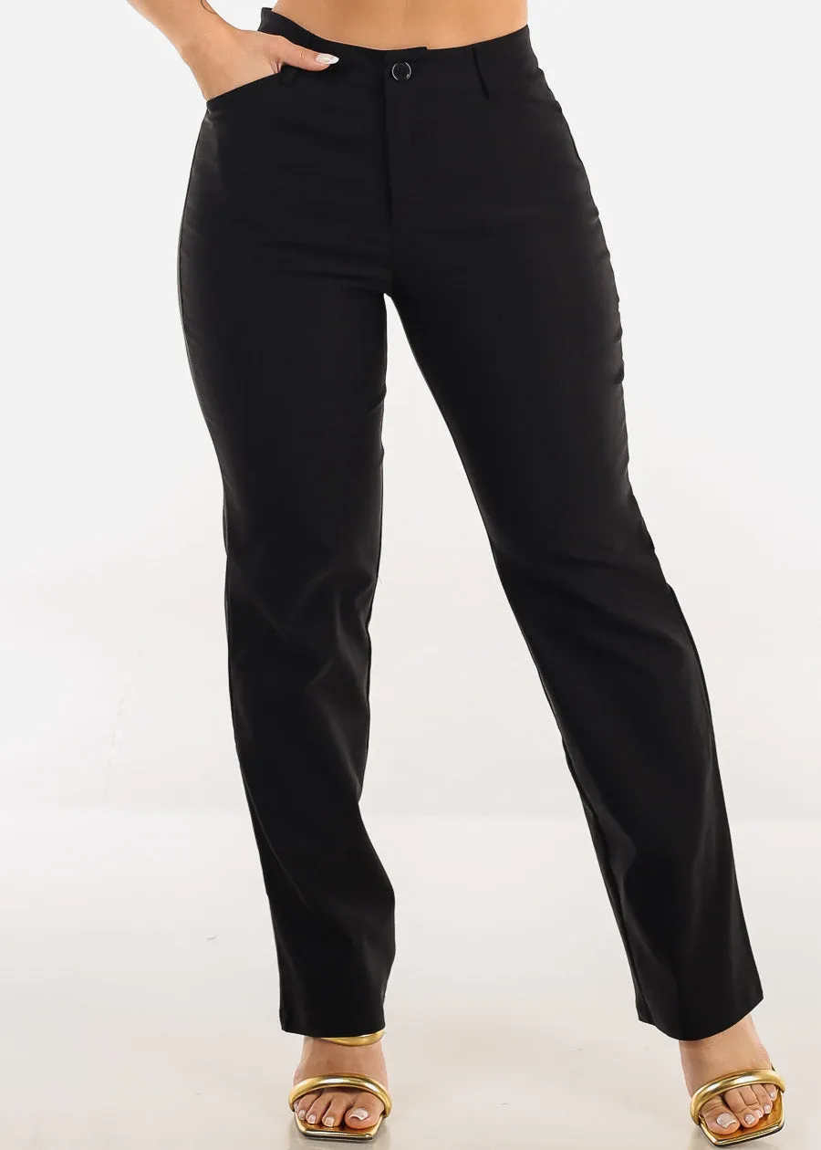 Butt lift Super High Waist Stretch Bootcut Dress Pants Black sold by Moda product image thumbnail 3