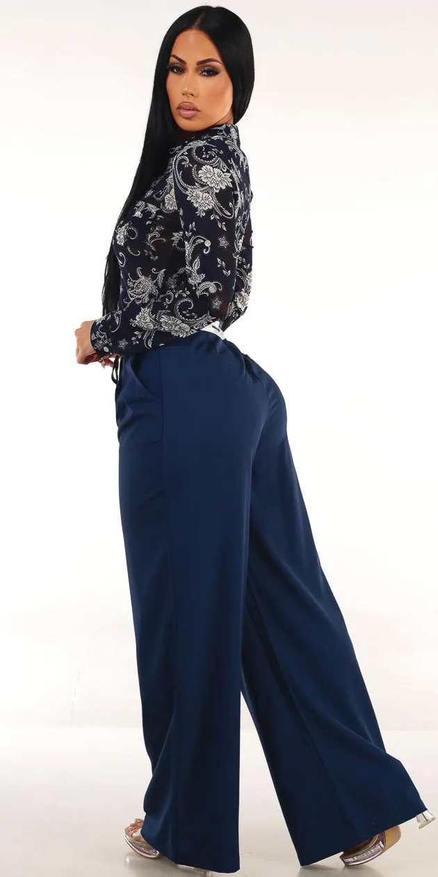 Floral Wide Leg Pants Look sold by Moda product image thumbnail 2