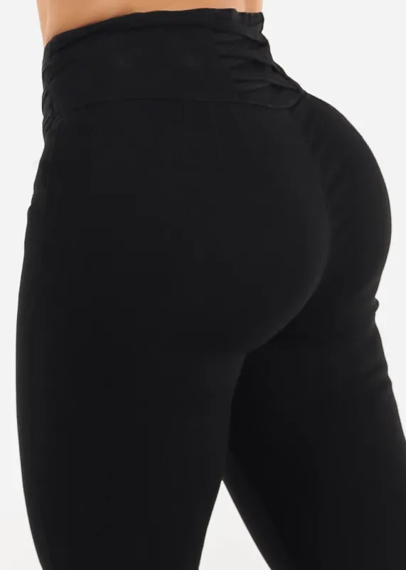 Butt Lift High Waisted Stretch Skinny Jeans Black sold by Moda