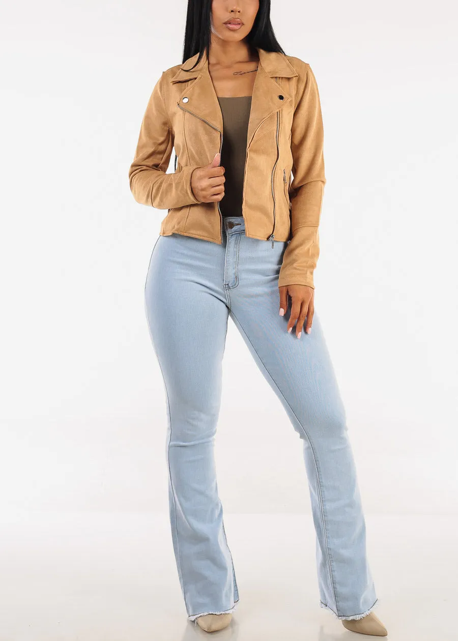 Butt Lift High Waist Stretch Flared Bootcut Jeans Light Wash sold by Moda product image thumbnail 2