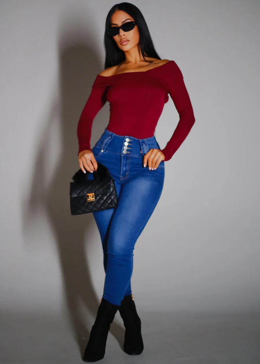 Butt Lift Super High Waist Stretch Skinny Ankle Jeans Indigo sold by Moda product image thumbnail 2