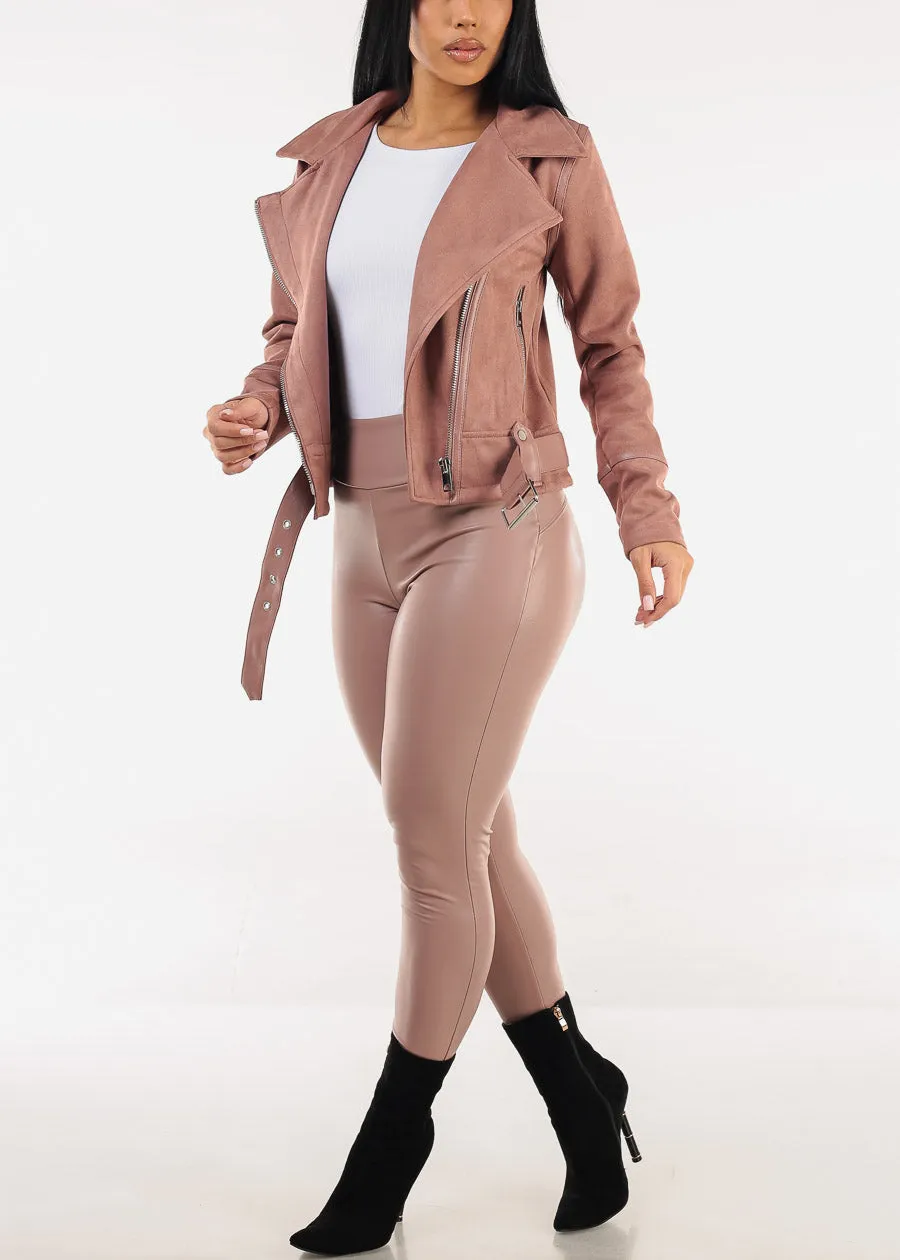 Long Sleeve Round Neck Stretch Ribbed Top White sold by Moda product image thumbnail 2