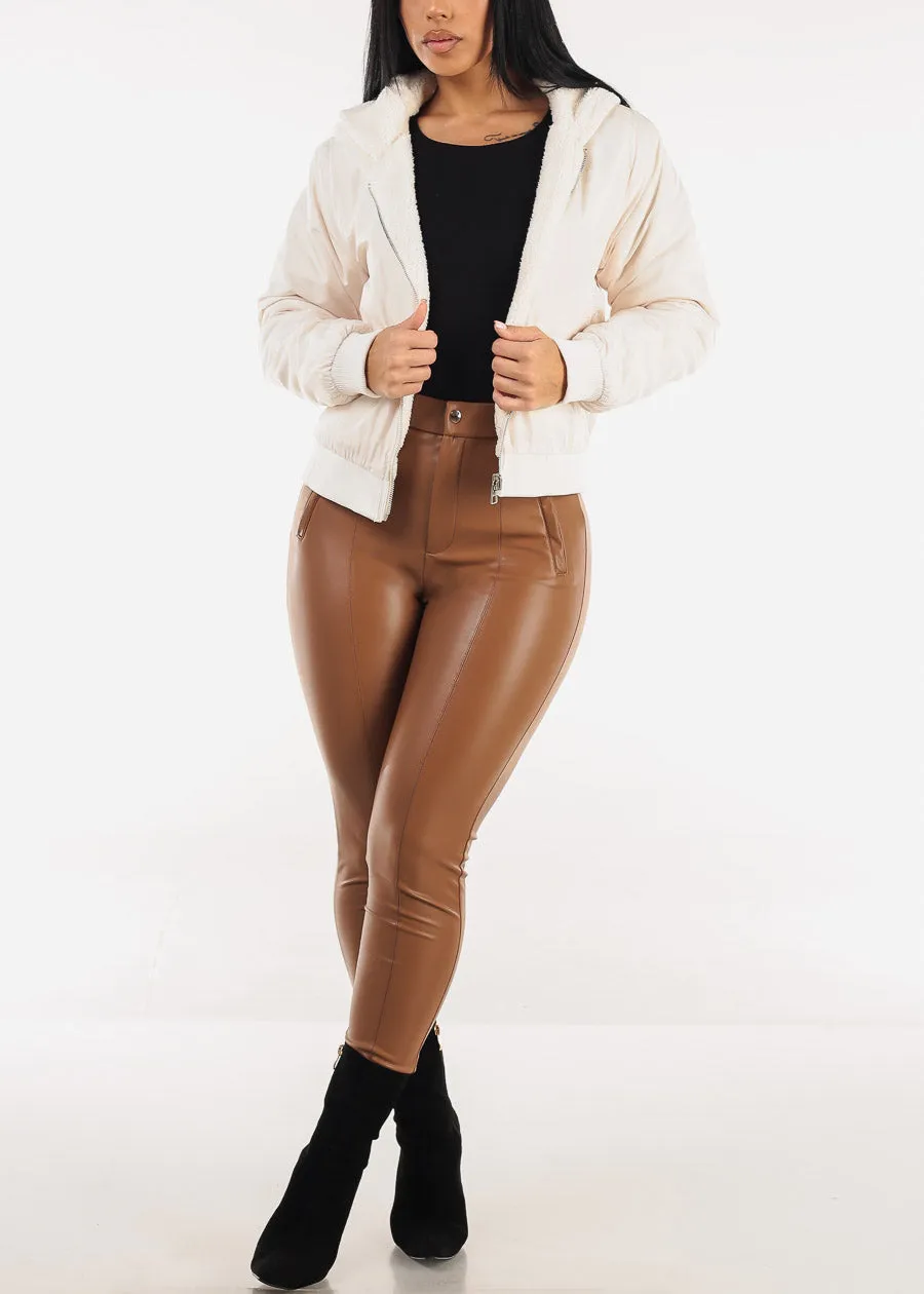 Long Sleeve Round Neck Stretch Ribbed Top Black sold by Moda product image thumbnail 2