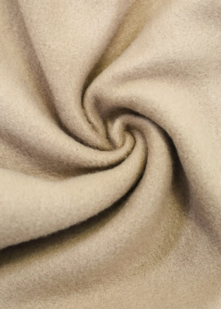Cropped Fleece Zip Up Hoodie Taupe sold by Moda product image thumbnail 5