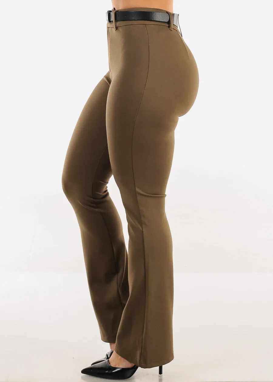 Butt Lift Stretch Bootcut Dress Pants Olive sold by Moda product image thumbnail 4