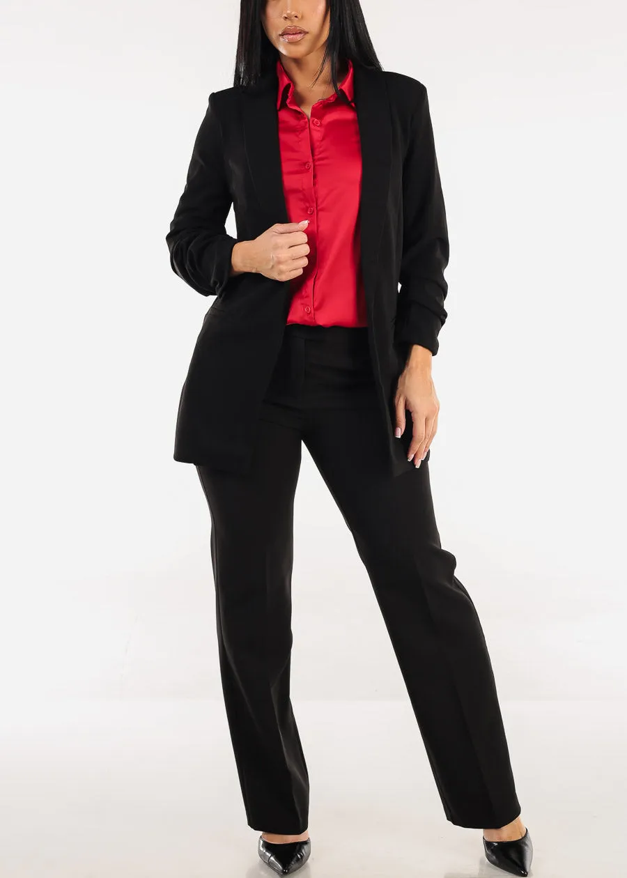 Butt Lift Black High Waisted Bootcut Dress Pants sold by Moda product image thumbnail 2