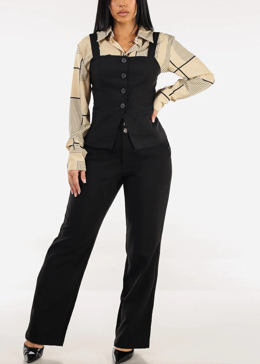 Butt Lift Super High Waisted Bootcut Dress Pants Black sold by Moda product image thumbnail 2