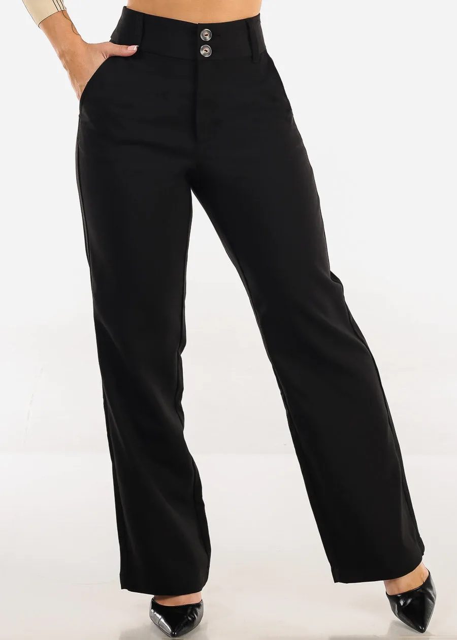 Butt Lift Super High Waisted Bootcut Dress Pants Black sold by Moda product image thumbnail 3