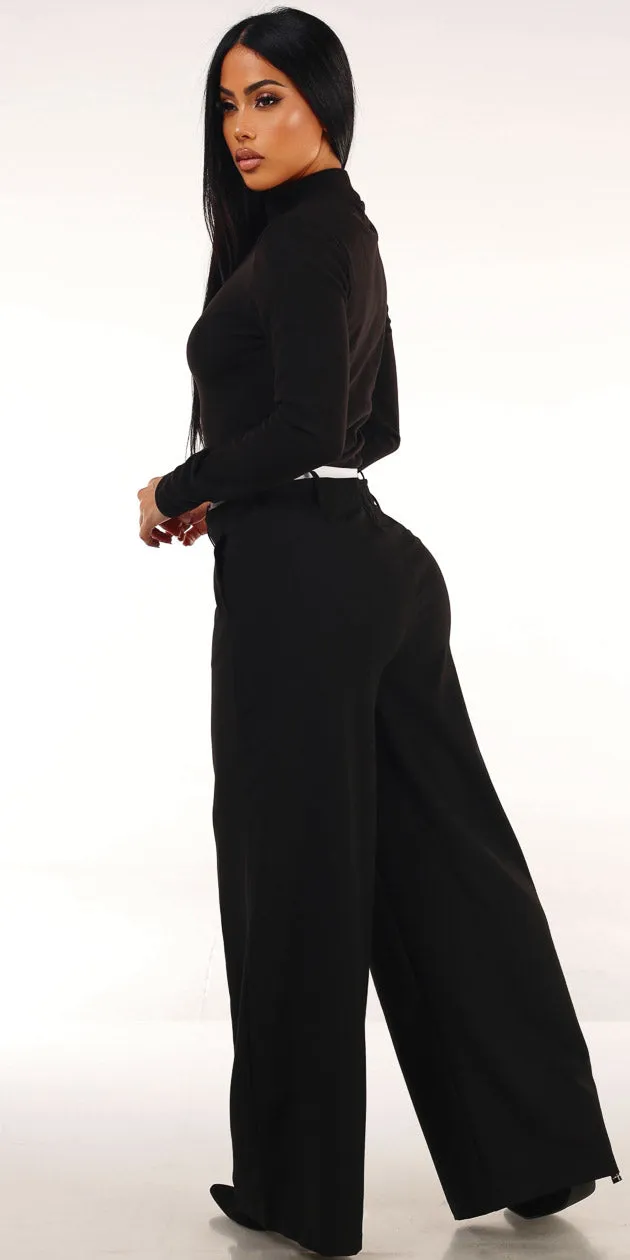 Red Turtleneck Wide Pants Trio sold by Moda product image thumbnail 2