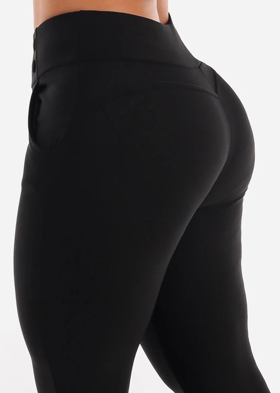 Butt Lifting Black Skinny Pants sold by Moda
