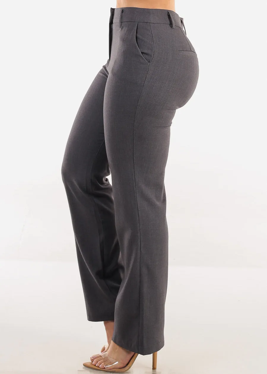 Butt Lift High Waist Bootcut Dress Pants Charcoal sold by Moda product image thumbnail 4