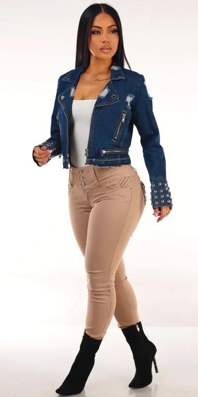 Denim White Levantacola Denim Trio sold by Moda