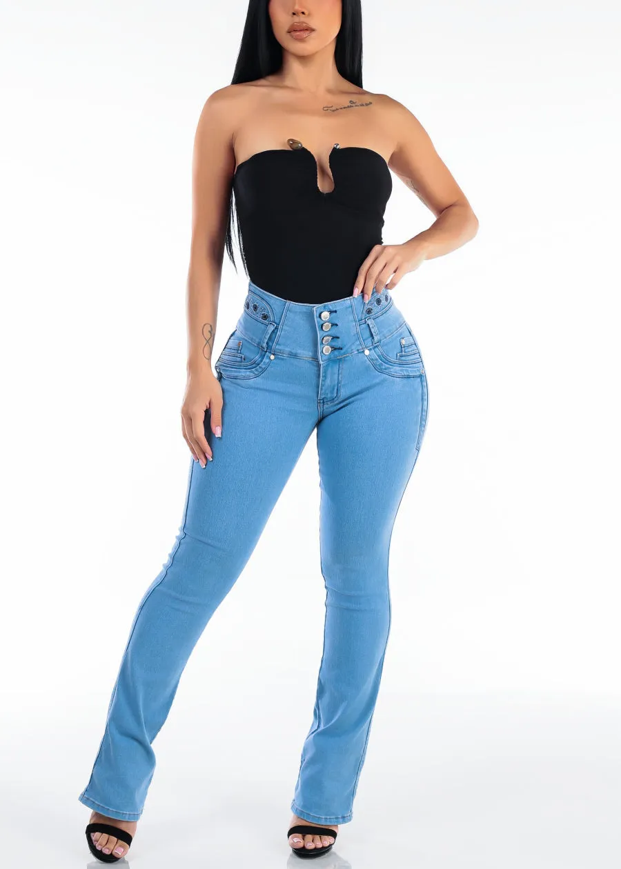 Strapless Plunge Neckline Stretch Crop Top Black sold by Moda product image thumbnail 2