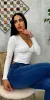 Bootcut & Surplice Crop Top Outfit sold by Moda