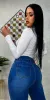 Bootcut & Surplice Crop Top Outfit sold by Moda