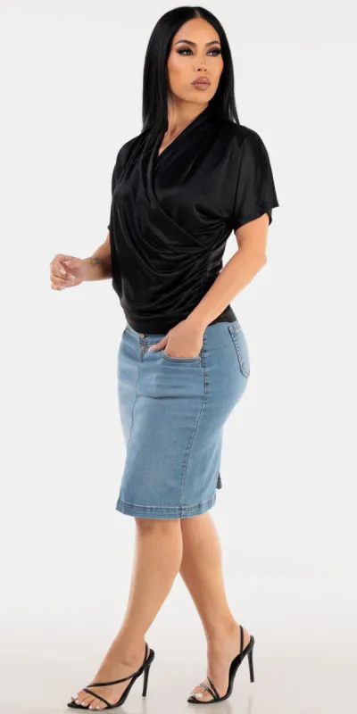 Surplice Light Denim Pencil Look sold by Moda