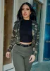 Cropped Camouflage Cargo Jacket sold by Moda
