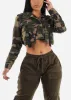 Cropped Camouflage Cargo Jacket sold by Moda