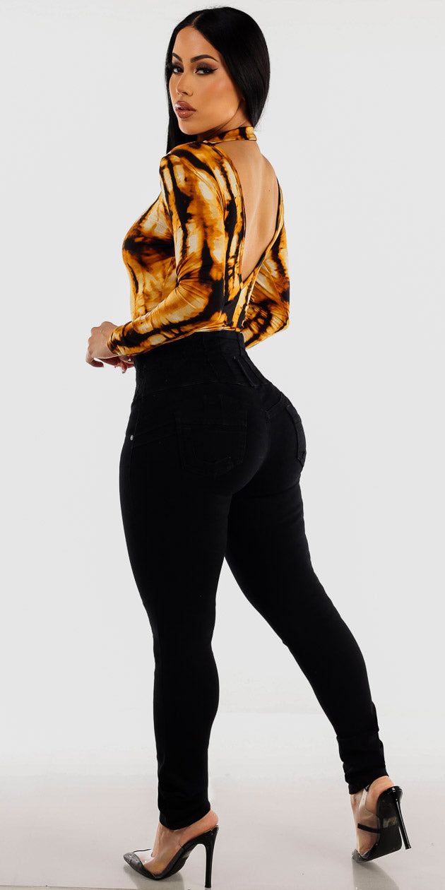 High Waist Skinnies Bodysuit Set sold by Moda product image thumbnail 2