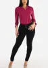 MX JEANS Butt Lifting Black Skinny Jeans w Rhinestone Pockets sold by Moda