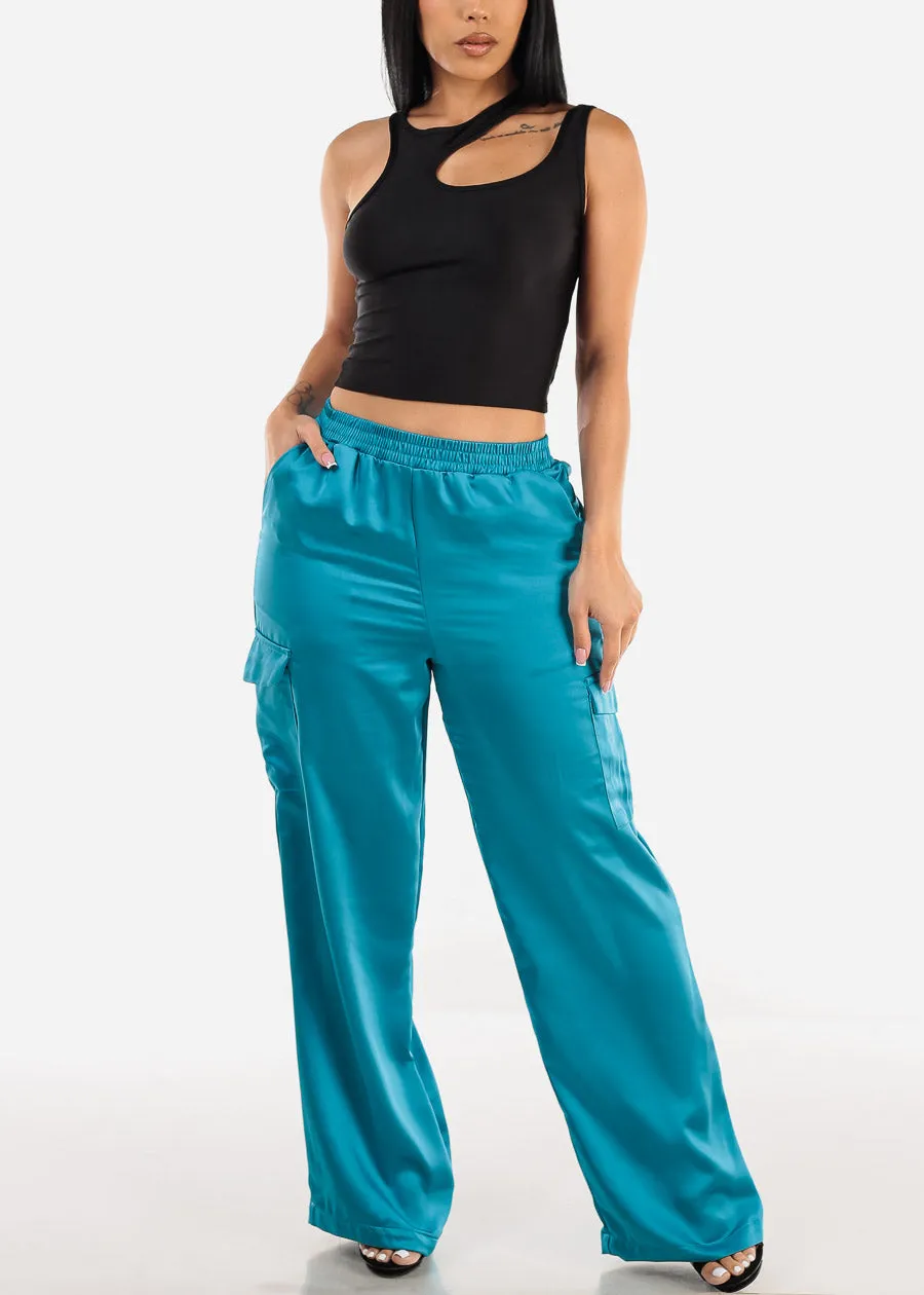 Sleeveless Black Cut Out Fitted Top sold by Moda product image thumbnail 2