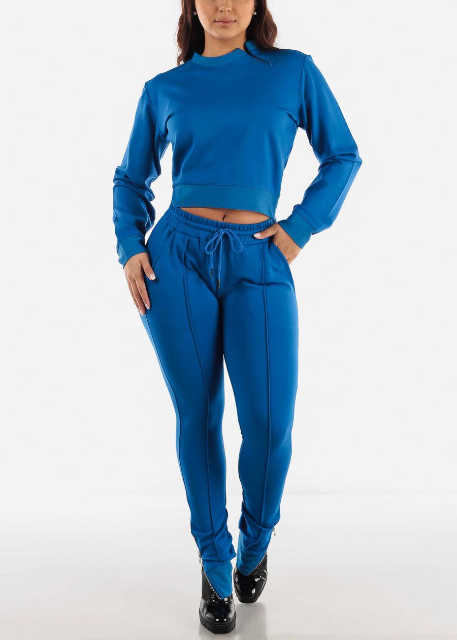 Blue Tracksuit (2 PCE SET) sold by Moda product image thumbnail 2