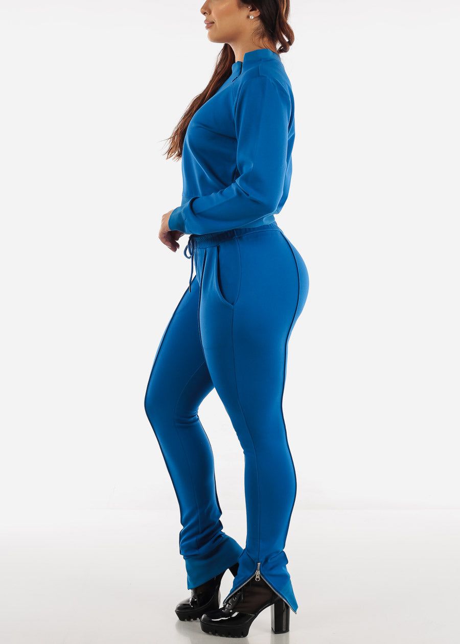 Blue Tracksuit (2 PCE SET) sold by Moda product image thumbnail 3