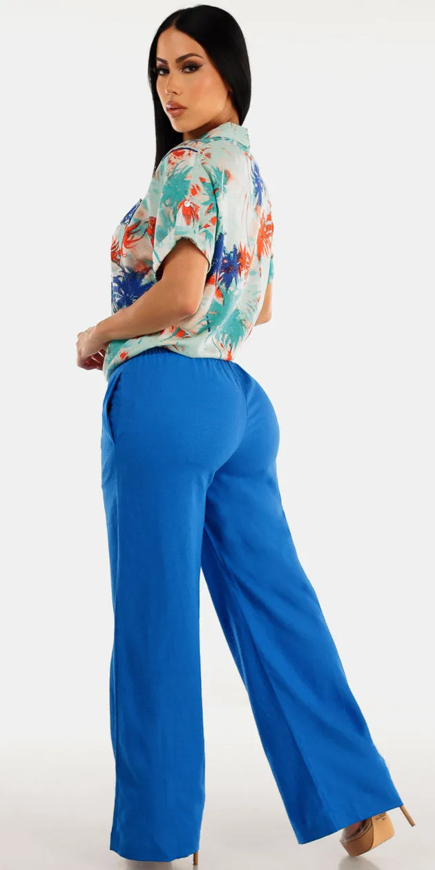 Tropical Blue Linen Outfit sold by Moda product image thumbnail 2