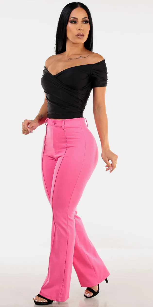 Surplice Pink Dressy Pants Set sold by Moda