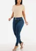 Short Sleeve Round Neck Blouse Beige sold by Moda