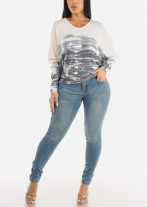 Super High Waisted Butt Lifting Blue Skinny Jeans sold by Moda